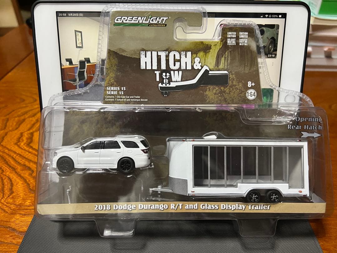 レア　GREENLIGHT 2018 Dodge Durango トレーラー