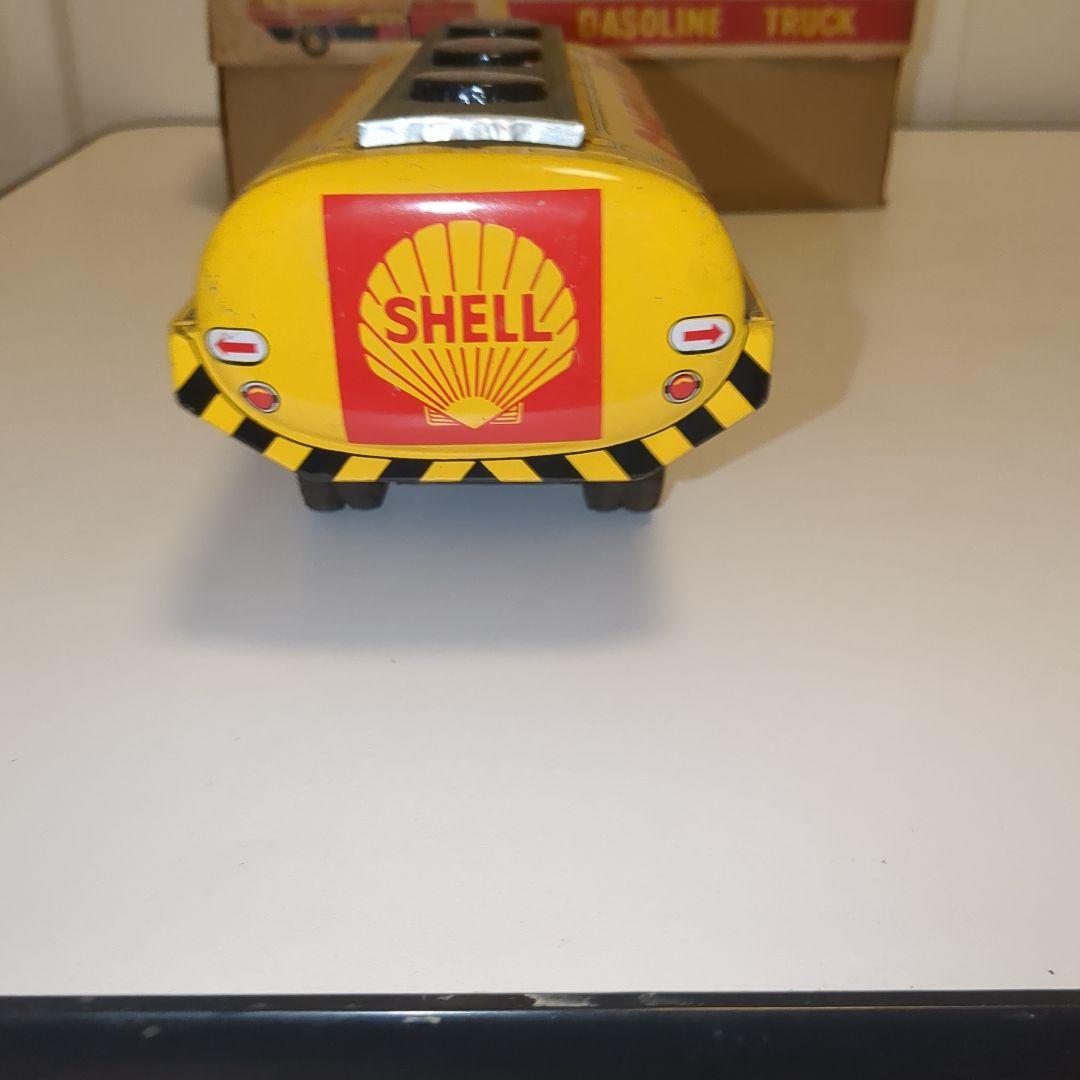 s*9様 SHELL ガソリン トラック フリクション式　ブリキ