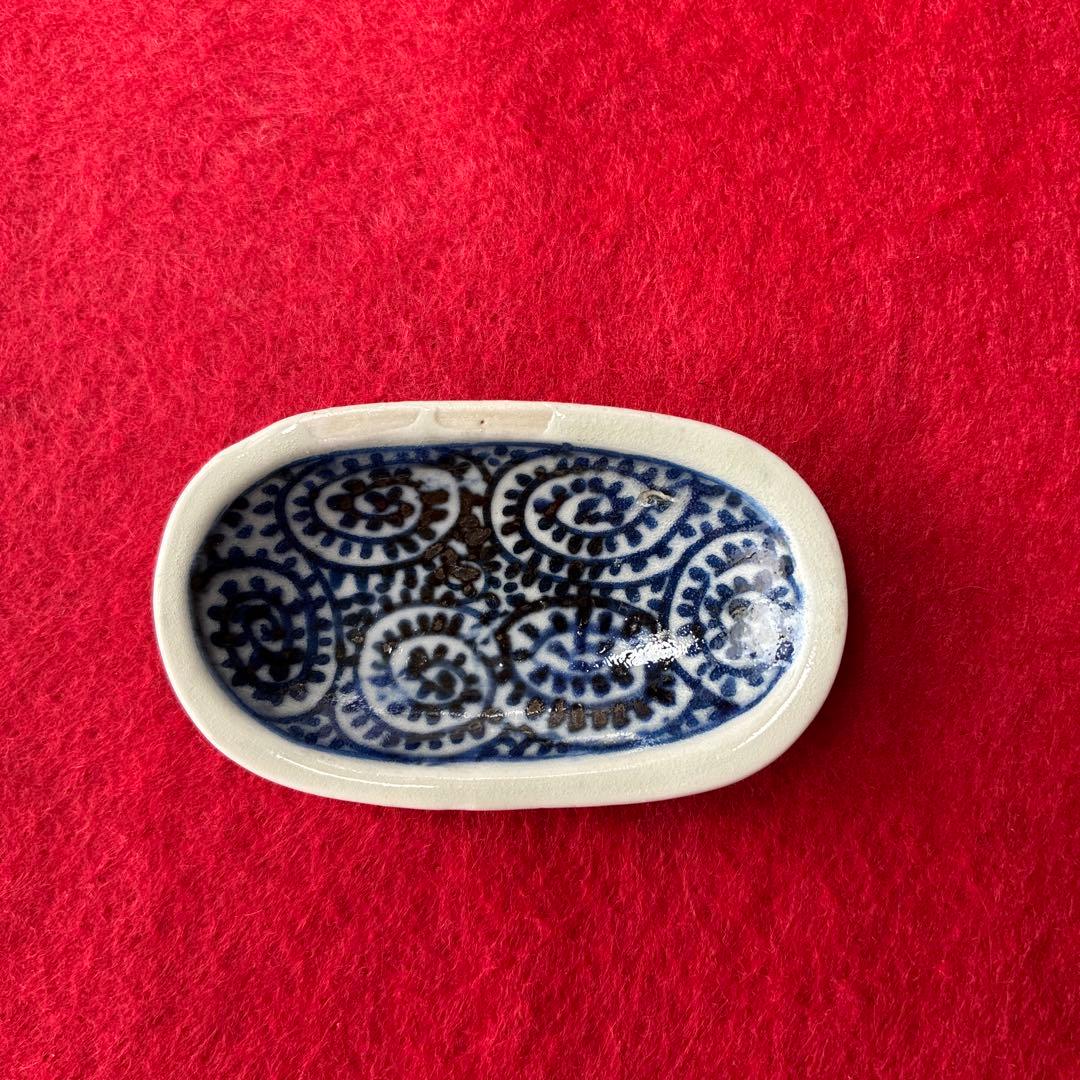 古伊万里　蛸唐草　豆皿