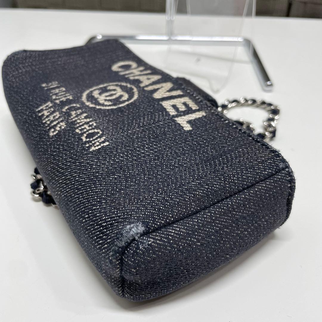 CHANEL ドーヴィル　ポシェット　デニムショルダーバッグ