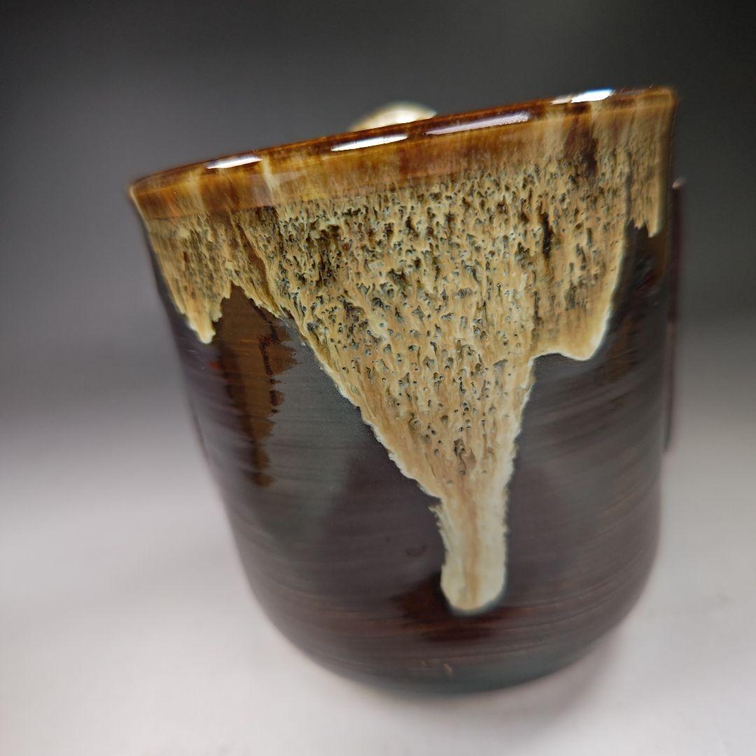 イ633 水指『前大徳寺和尚　極箱　銘　松風』『高取　青柳翠峰作』茶道具