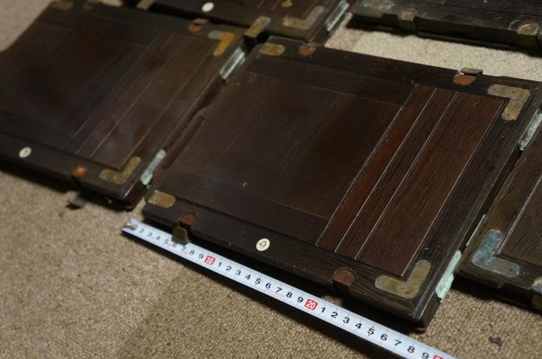 レトロ OKUHARA CAMERA オクハラカメラ 蛇腹 木製 大判　LPL