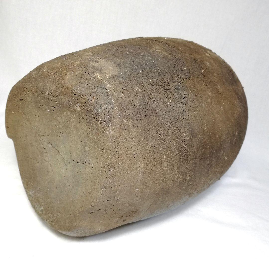 今成研二 備前焼 窯変大花入 高さ48cm 花器 置物 フラワーベース 花瓶