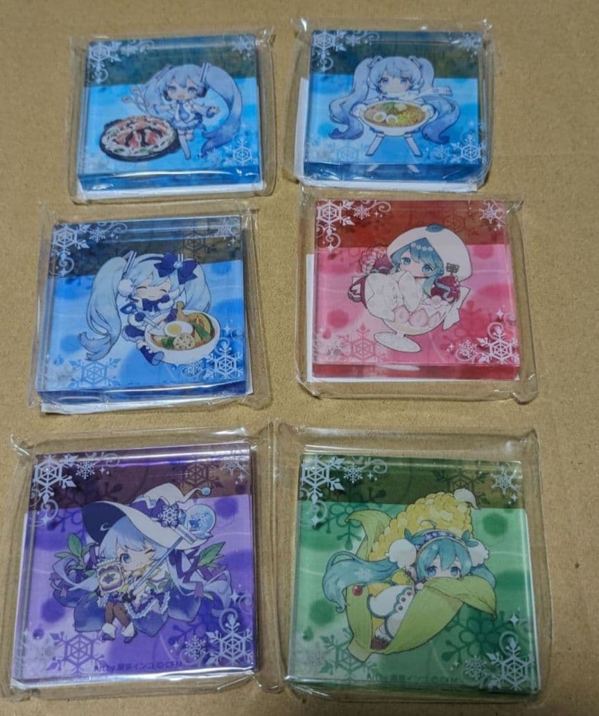 雪ミクASアクリルブロック(全種類)