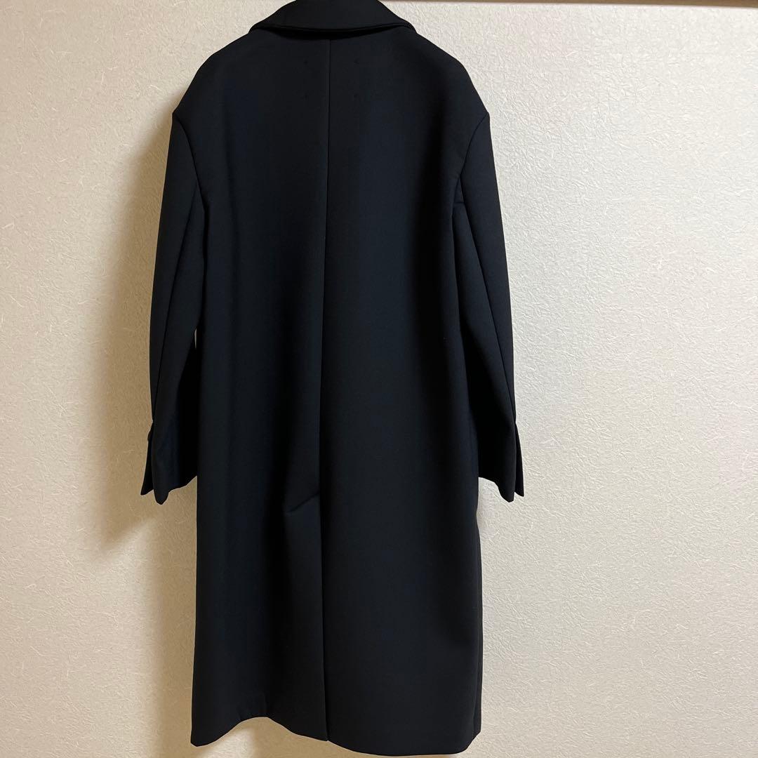 TELA (テラ)　シングルブレスト　黒　チェスターコート 40