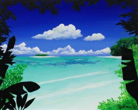 海の画廊「静寂の入り江」南太平洋