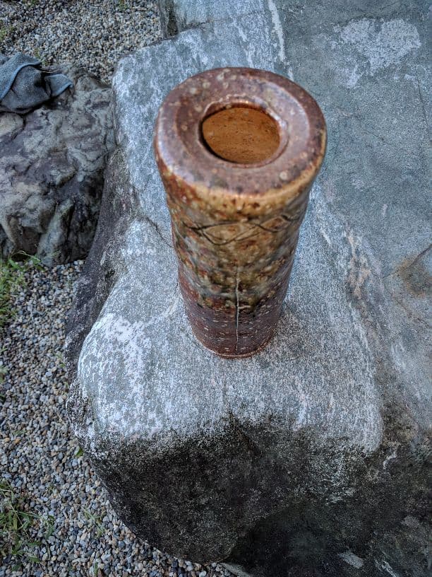 新品☆生花鉢、筒型、作家品、華道家