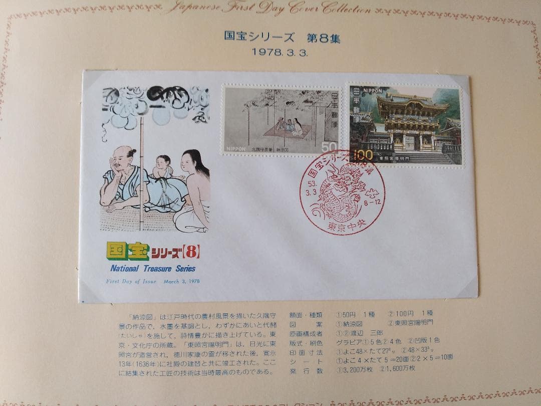 初日カバー 1978年 昭和53年 午年 記念切手 切手 25通ファイル 新品A