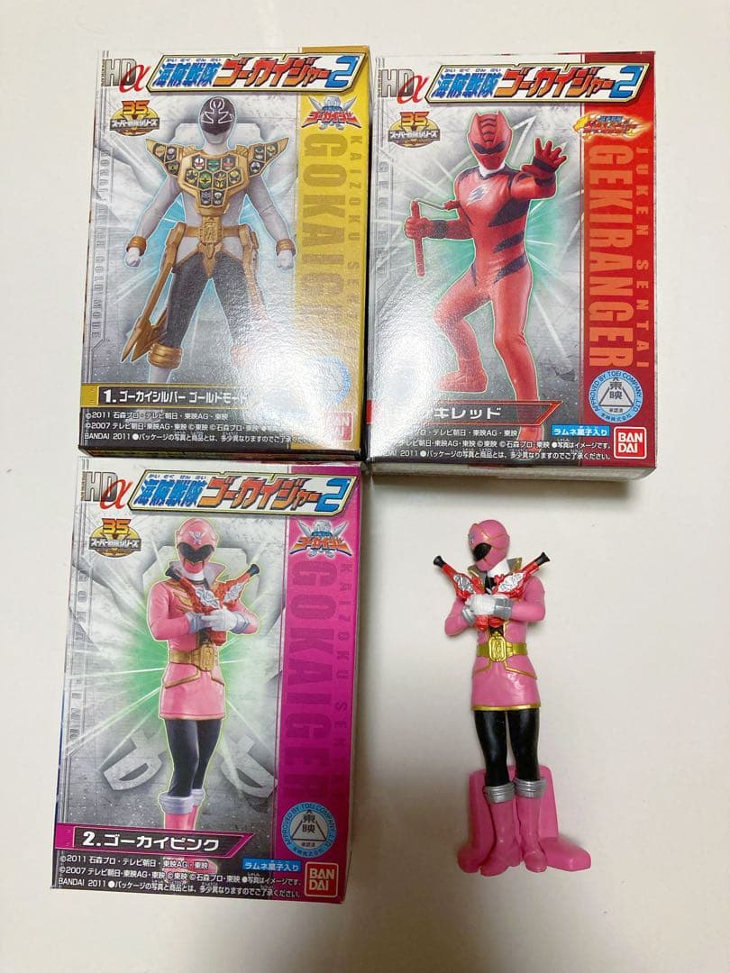海賊戦隊　ゴーカイジャー　フィギュア　セット