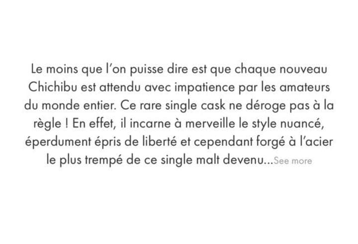 ウイスキー CHICHIBU 2010 SINGLE CASK 2CL