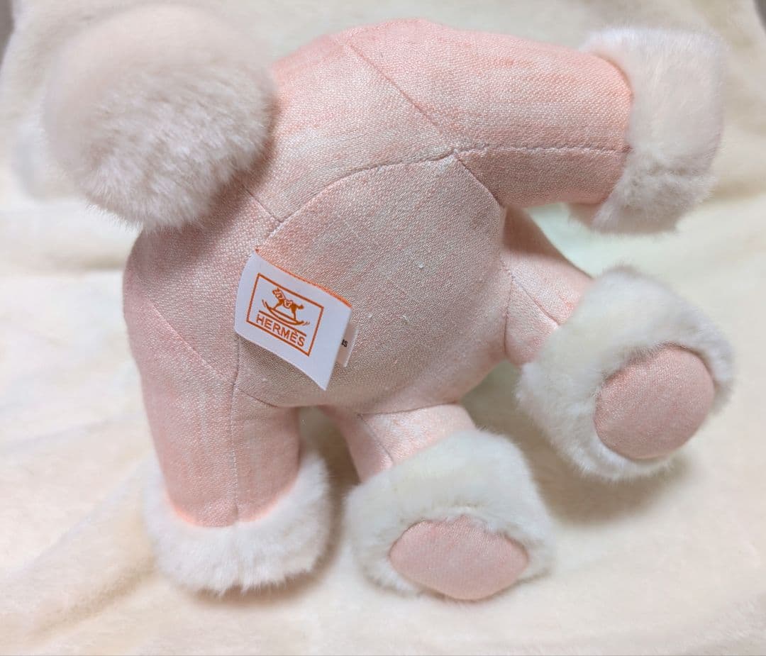 【あゆら様/箱付】/HERMESぬいぐるみ/ベビーエルミー/ローズリラ