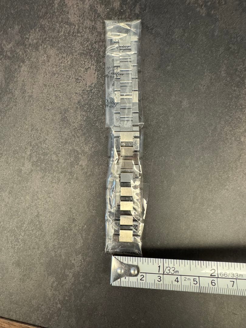 カルティエタンクソロ　ステンレスベルト