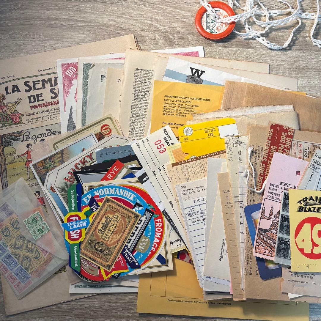 ジャンクジャーナル 紙ものセット