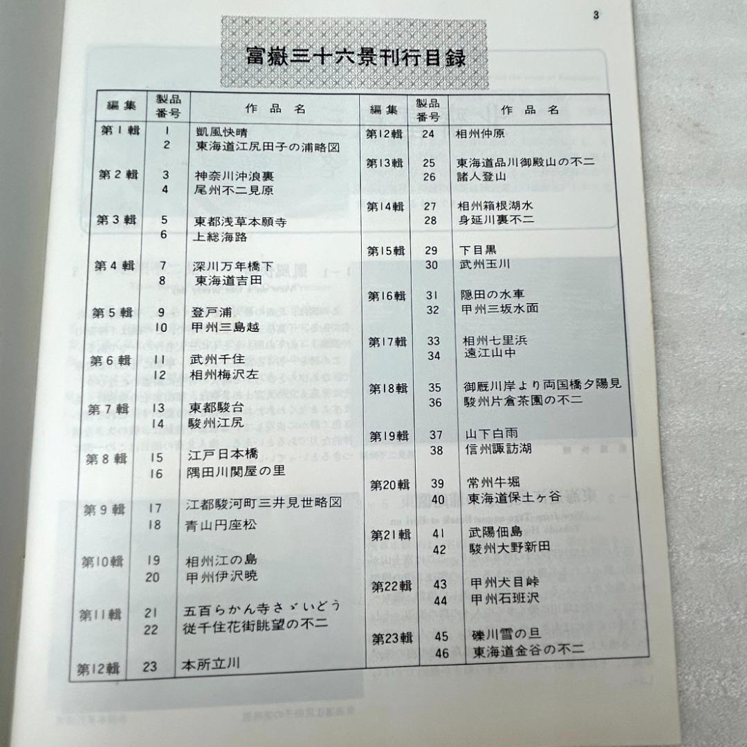 【超美品】手摺木版画　北斎富嶽三十六景　版画４６枚　悠々洞出版