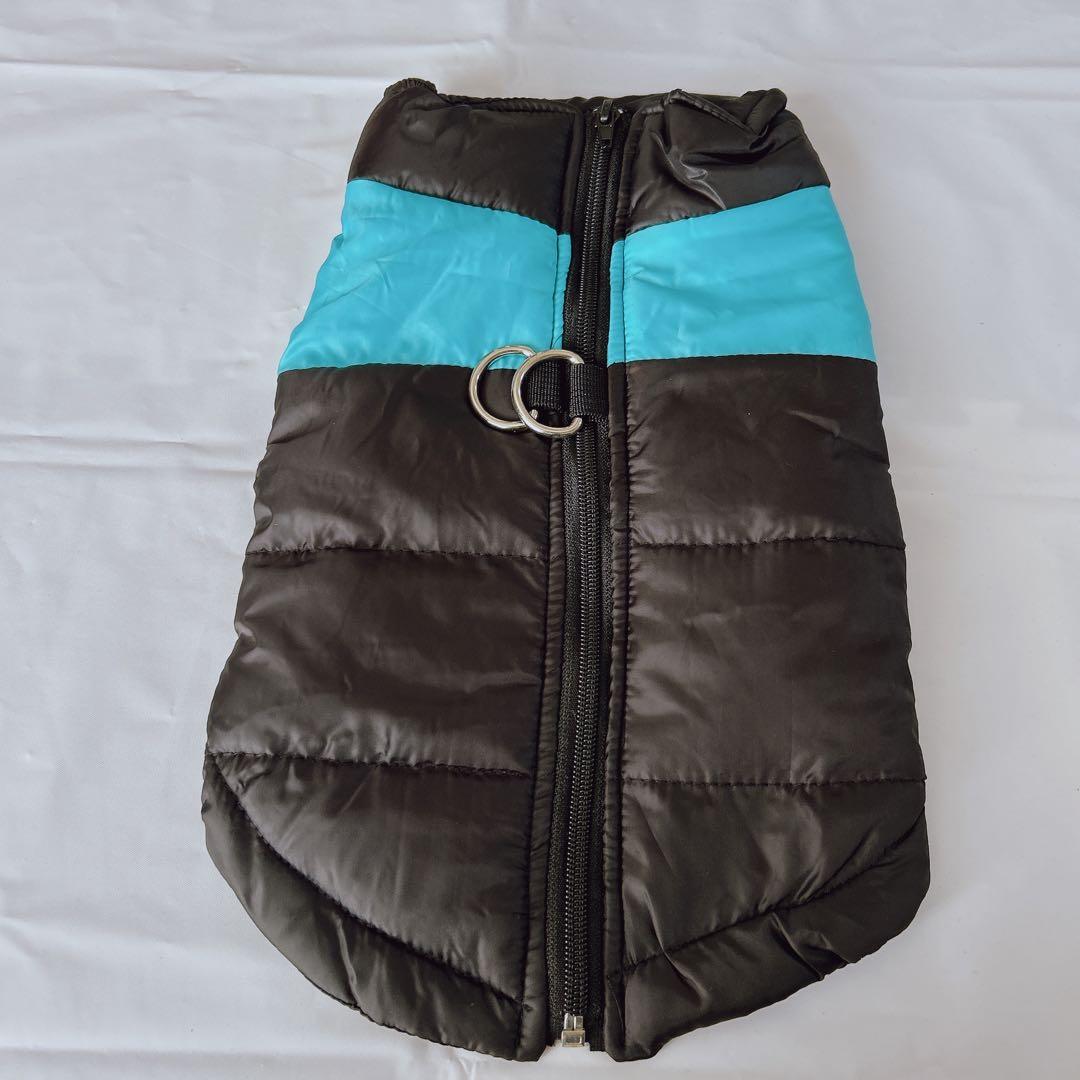 犬用 防寒 ダウンジャケット中型犬 リード取付可能 冬用ペット服