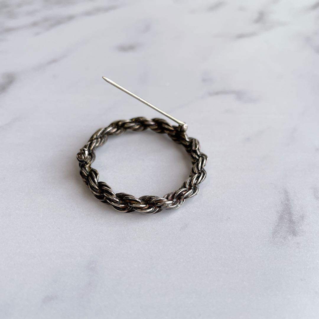 【希少】Tiffany(ティファニー)sv925シルバーブローチ ツイスト