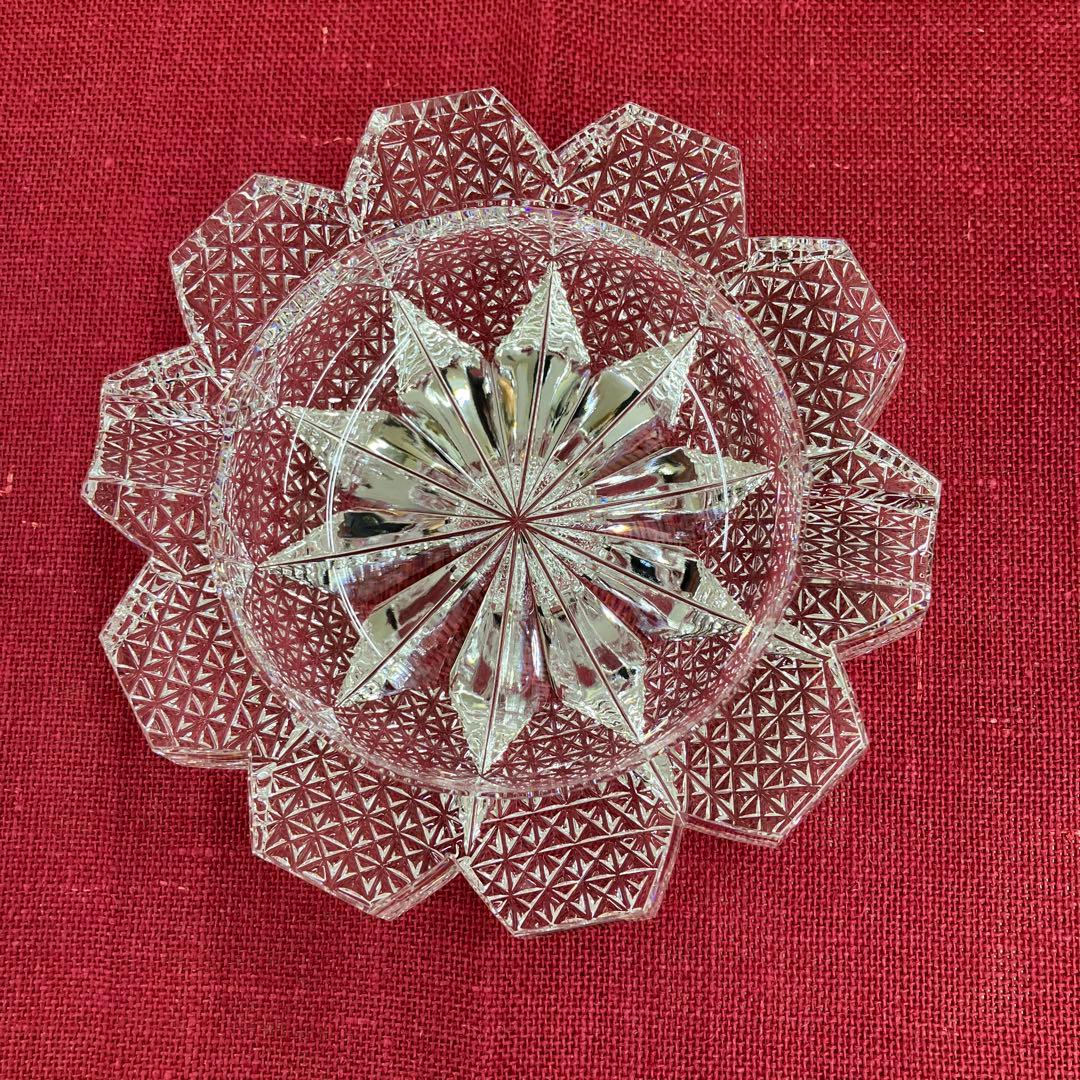 HOYAクリスタルカット灰皿