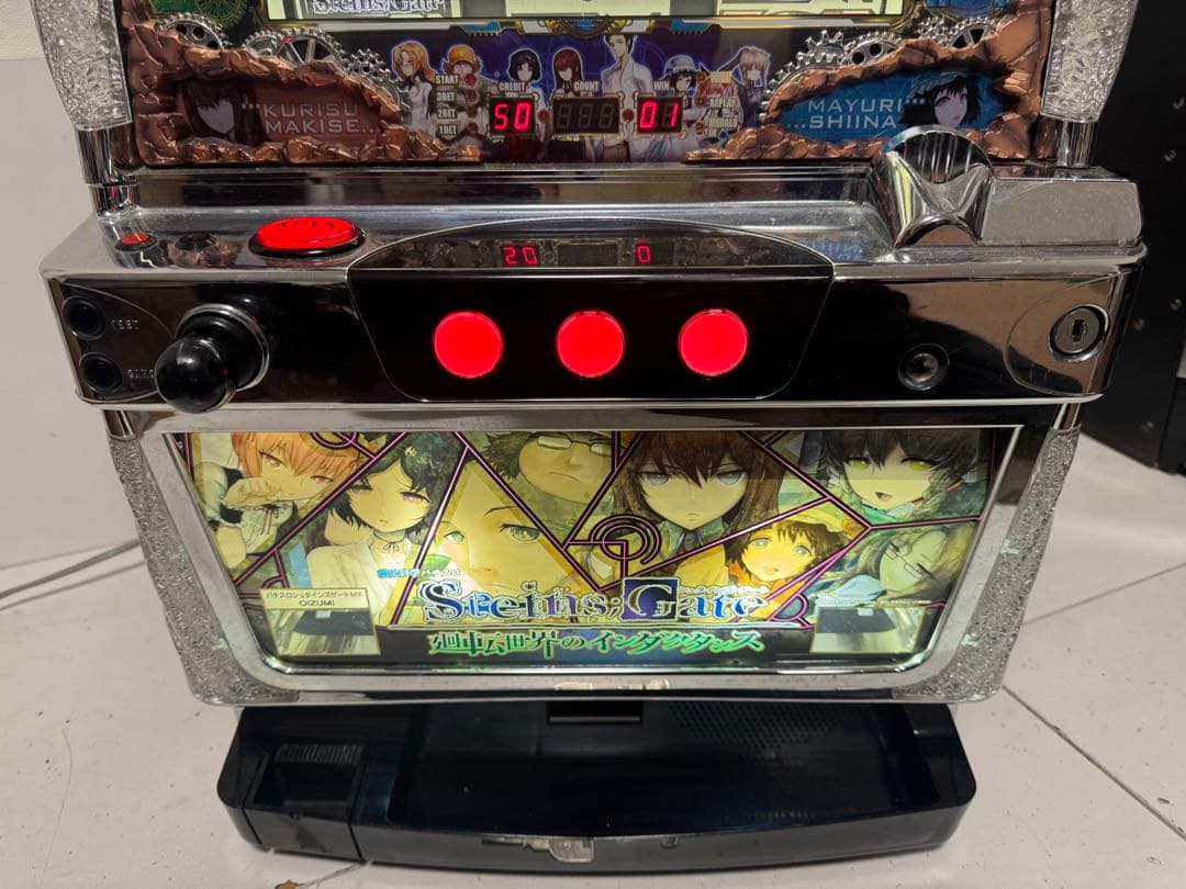 パチスロ 実機 想定科学パチスロ シュタインズゲート 輪転世界のインダクタンス