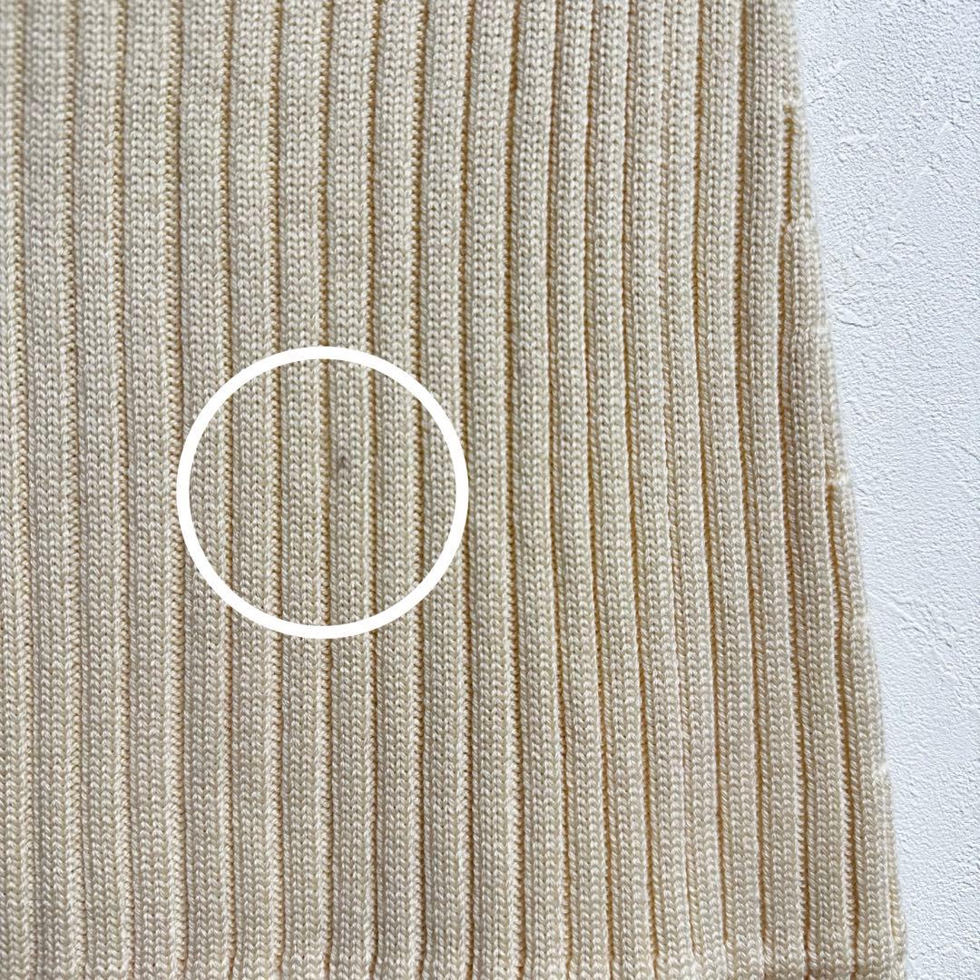 【FENDI フェンディ】リブニットスカート　ウエストゴム　ウール　イタリア製