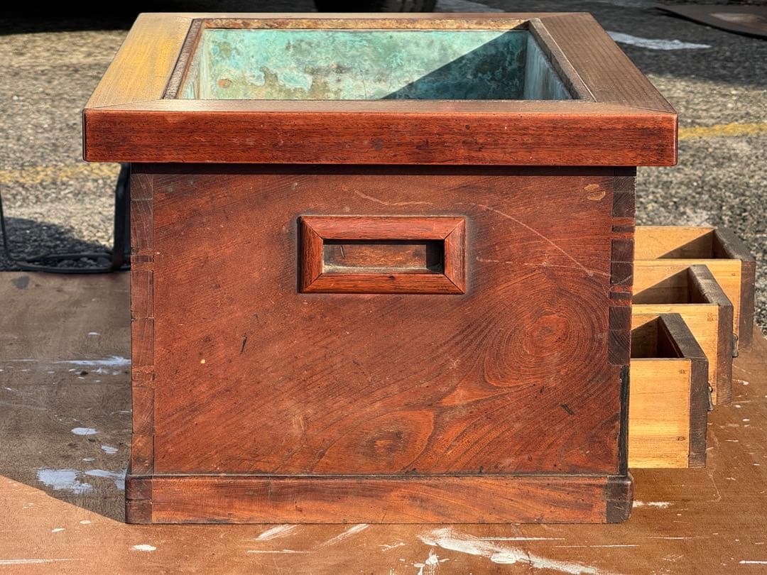 関西長火鉢　引き出し付き