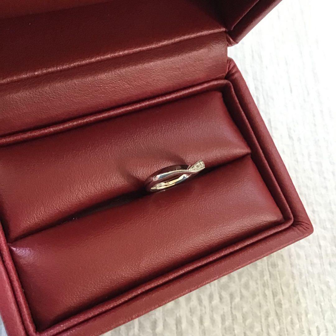 【専用出品】モニッケンダム　結婚指輪　プラチナ　ダイヤモンド　マリッジリング