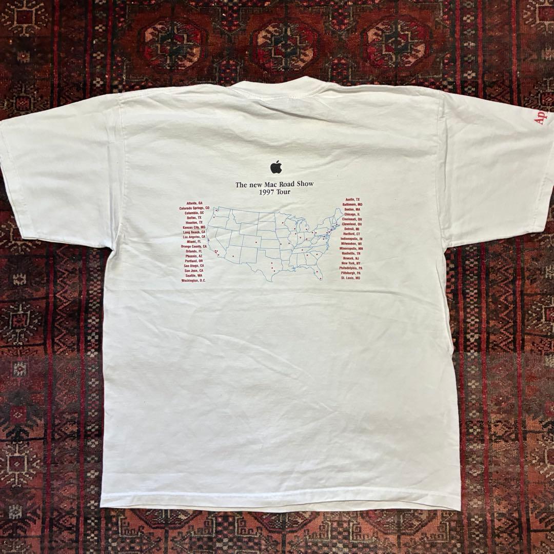 90S Apple Mac プロモ Tシャツ 展示販売イベント 企業系 L