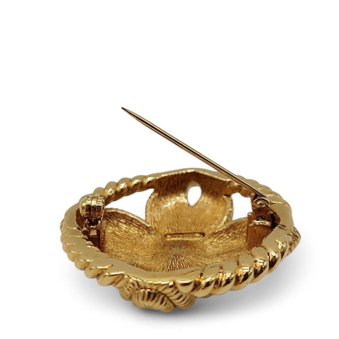 美品　Dior　ディオール　アクセサリー　ブローチ　ヴィンテージ