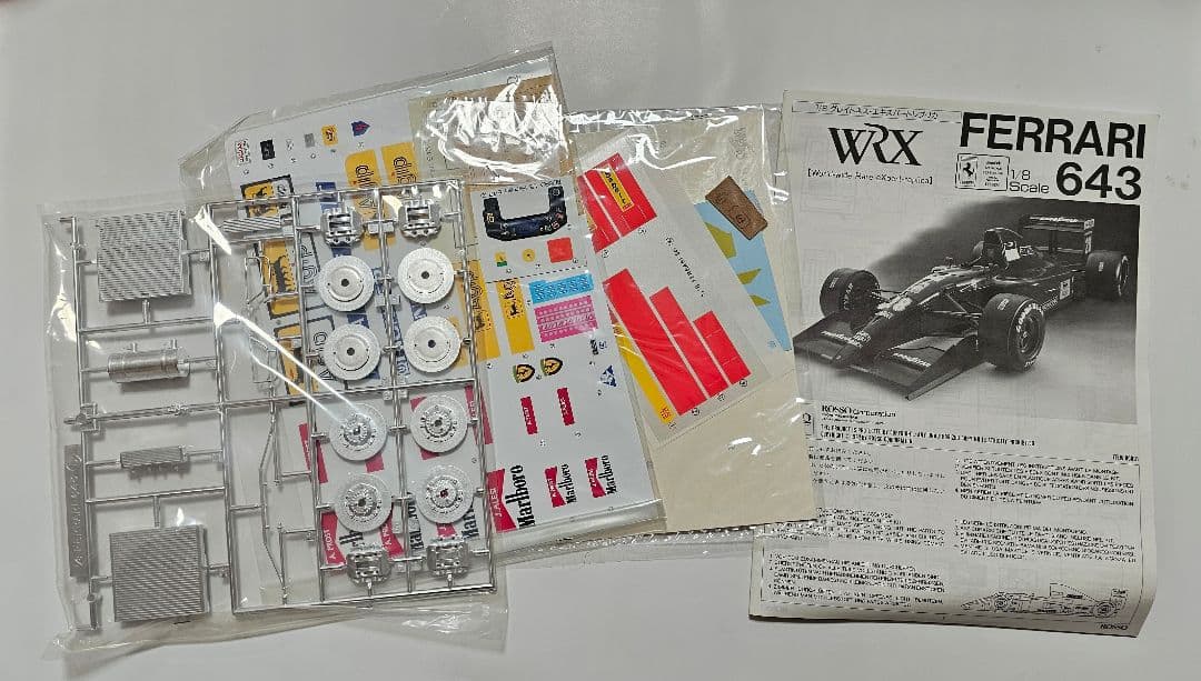 ロッソ1/8フェラーリ643 未組立保管品