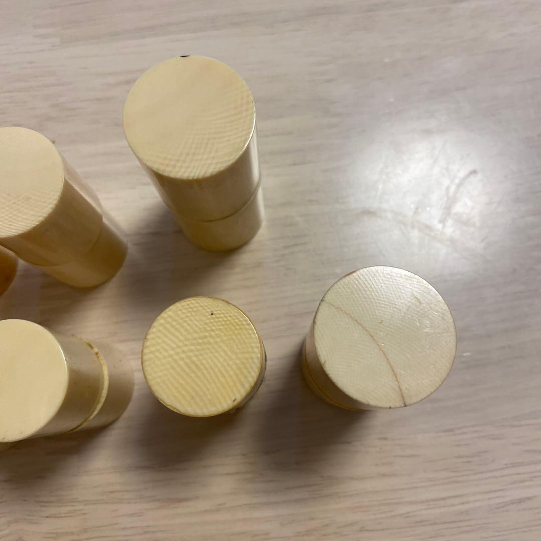 軸先　根付け材　掛け軸用　11個セット(22個) 588g