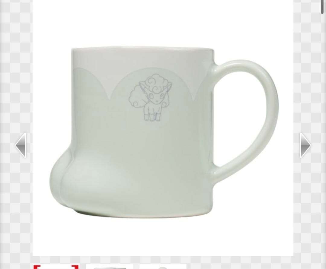 ポケモン マグカップ アローラロコンのにくきゅう 2個セット