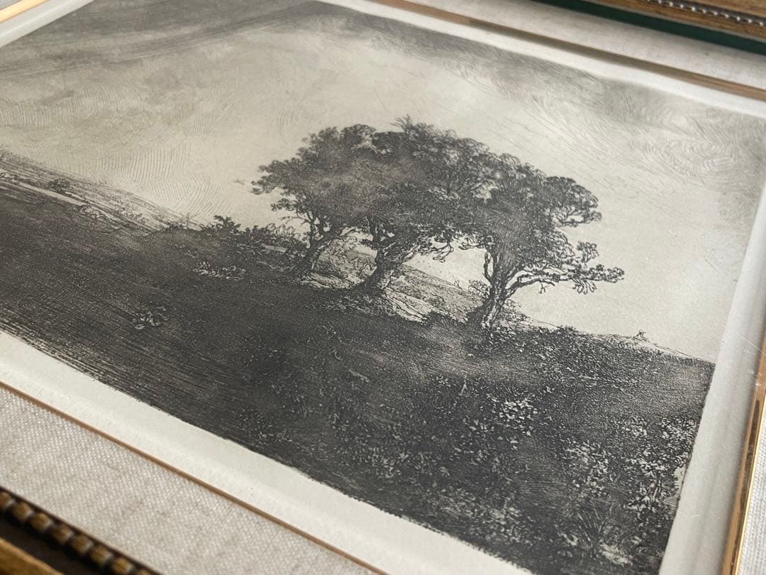 Amand Durand による復刻　レンブラント・ファン・レイン「3本の木」