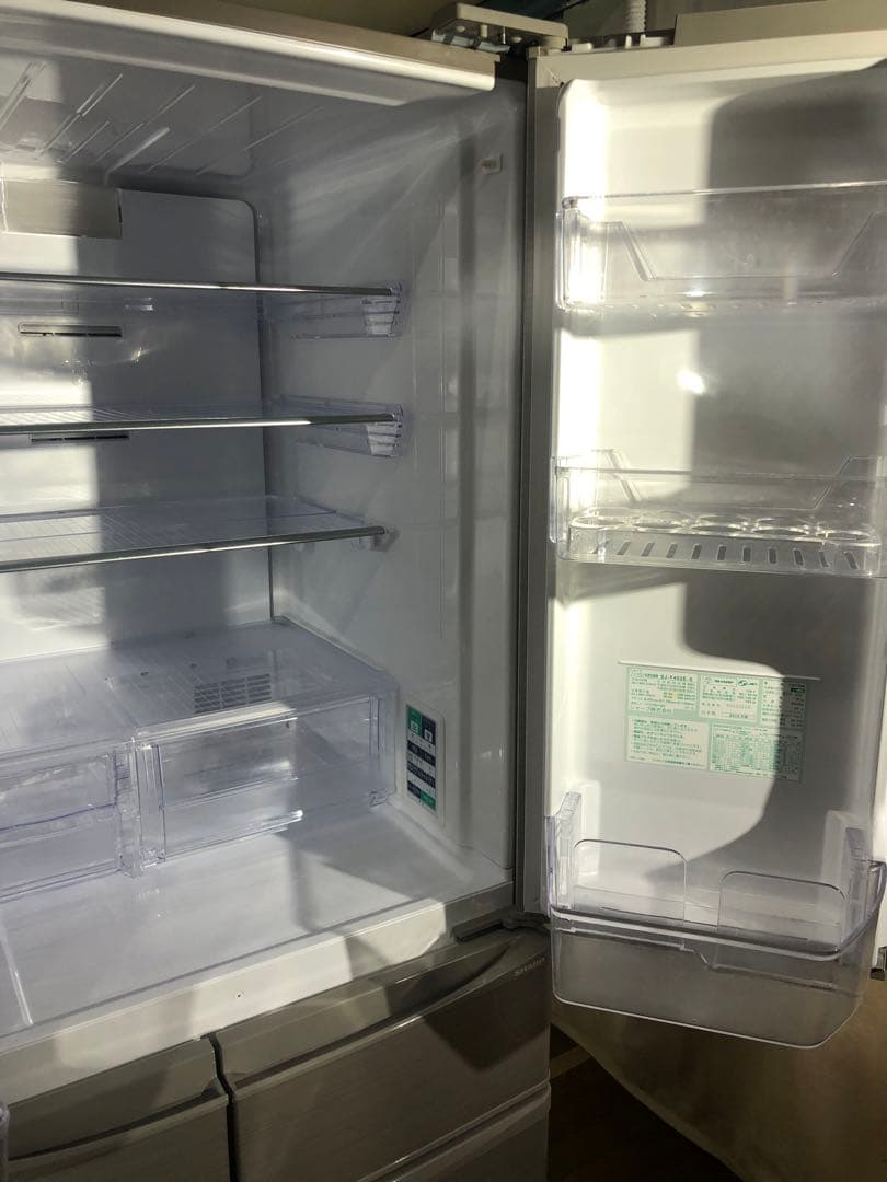 SHARP　6ドア冷蔵庫　SJ-F462E-S 自動製氷付き