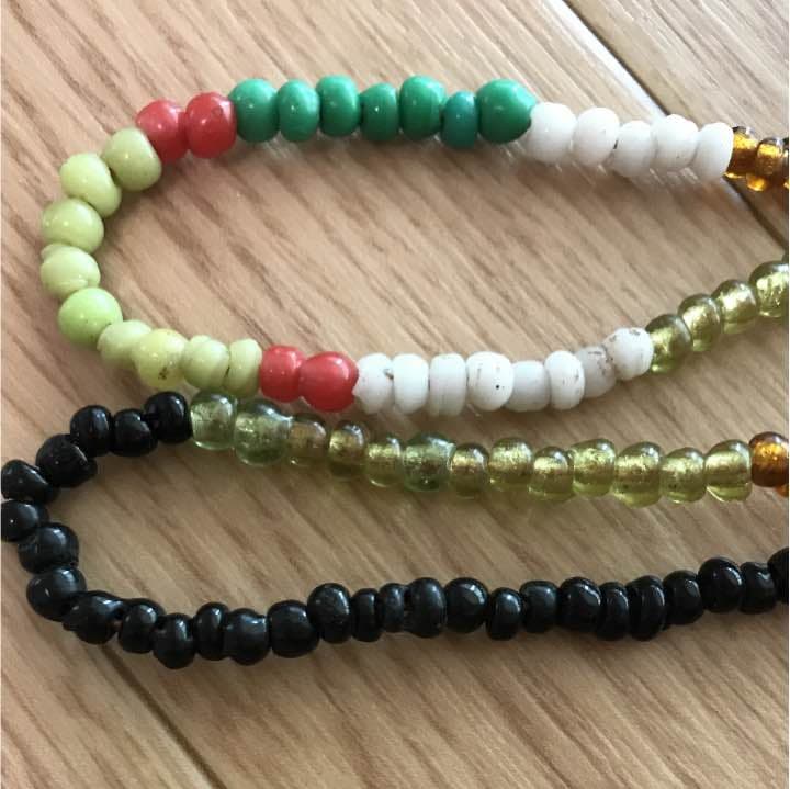 希少！  アンティーク  ガラスビーズ