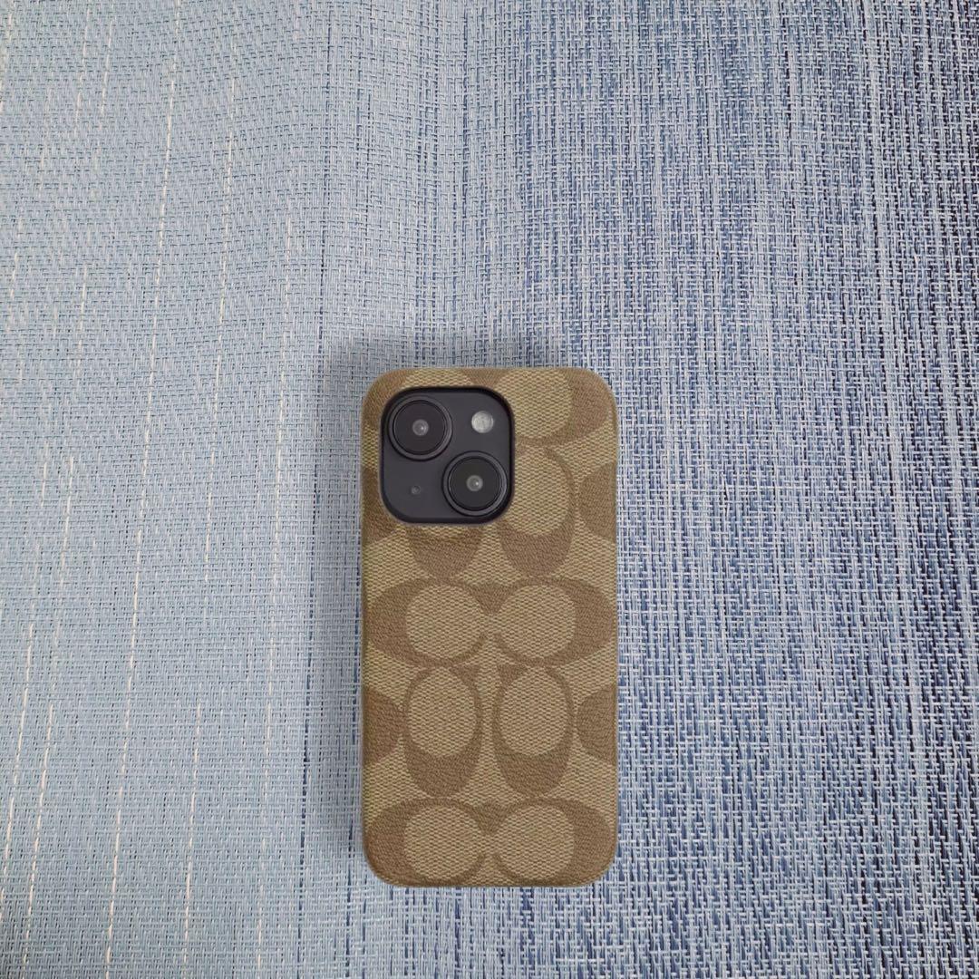 コーチ COACH IPHONE 15 PRO ケース・シグネチャーキャンバス