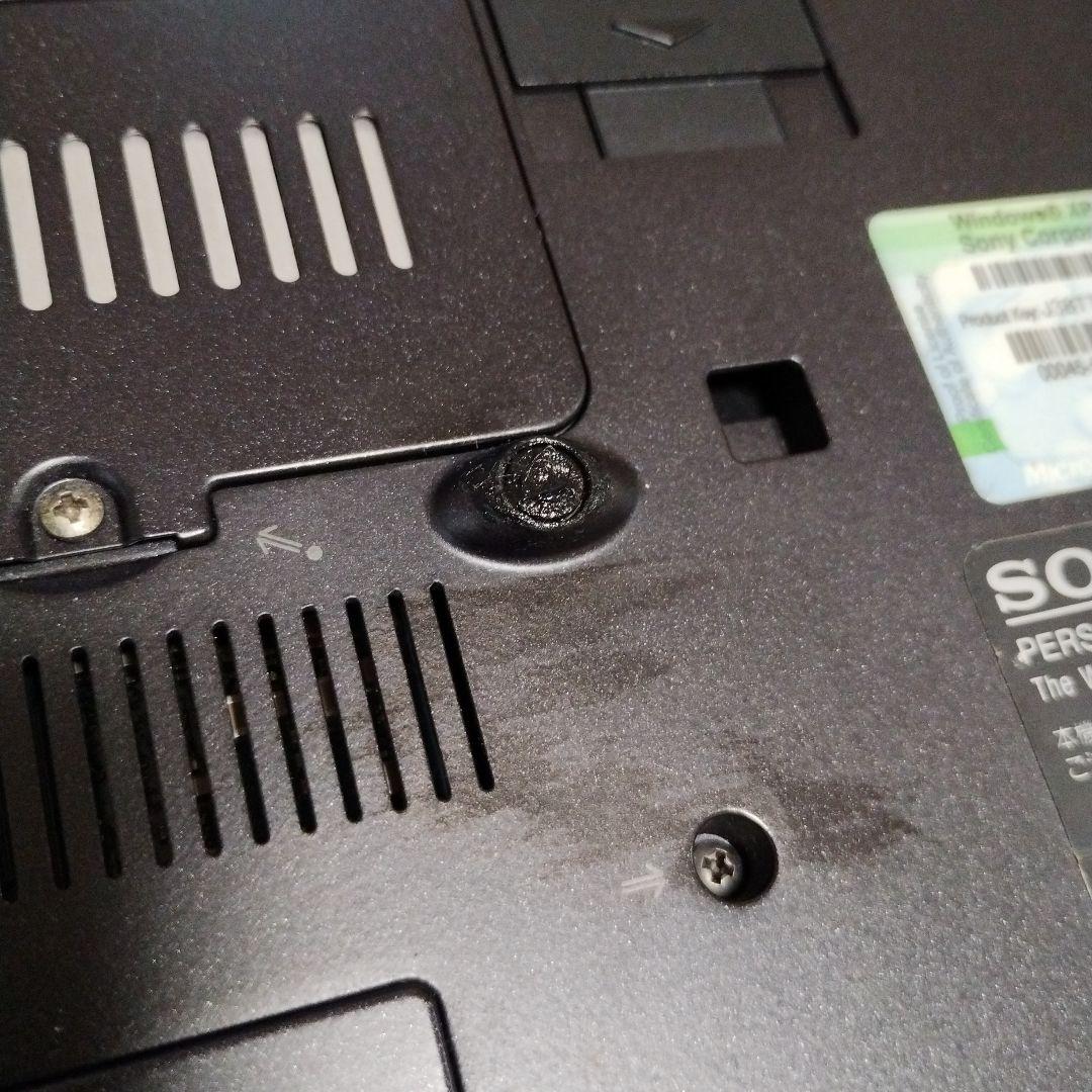 Windowsノート本体 SONY VAIO VGN-S73PB/B windows XP