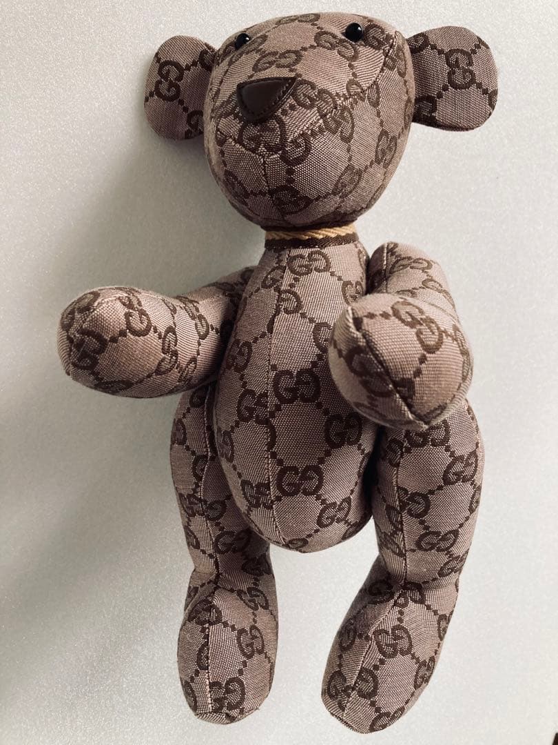 新品◆GUCCI グッチ　GGキャンバス　テディベア　モフモフテディ　イタリア製