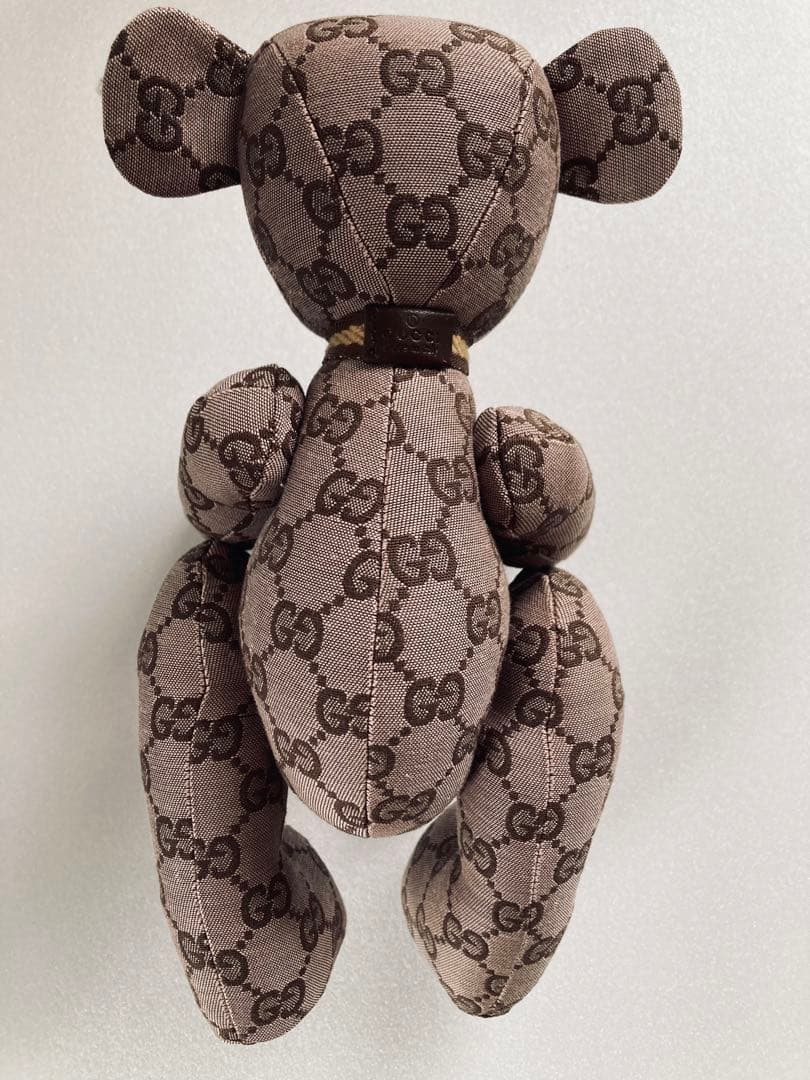 新品◆GUCCI グッチ　GGキャンバス　テディベア　モフモフテディ　イタリア製