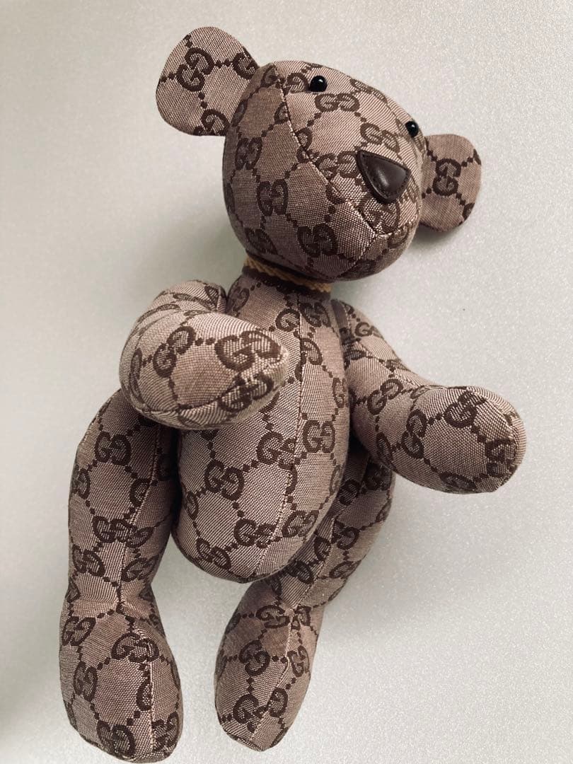 新品◆GUCCI グッチ　GGキャンバス　テディベア　モフモフテディ　イタリア製