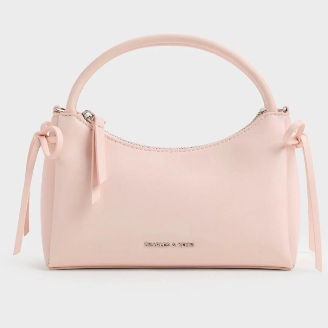【新品未使用】 ヘーゼル ボウトップハンドルバッグ ソフトピンク