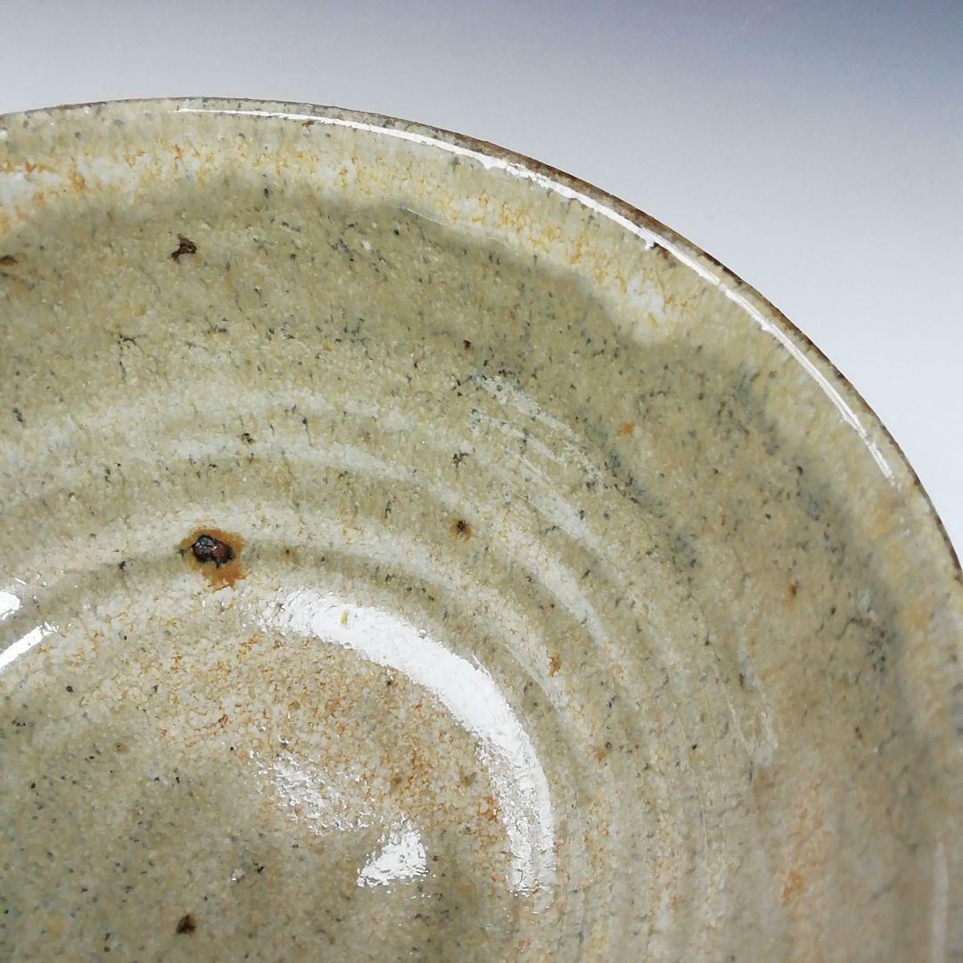 Ｔ１４５　茶碗　『竹灰釉』『東条秋津窯　藤村時雄』　共箱　抹茶碗　茶道具