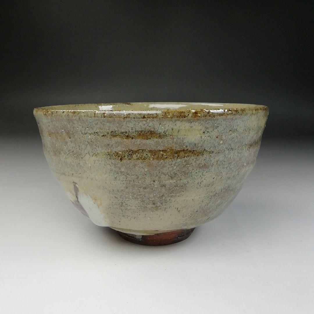 Ｔ１４５　茶碗　『竹灰釉』『東条秋津窯　藤村時雄』　共箱　抹茶碗　茶道具