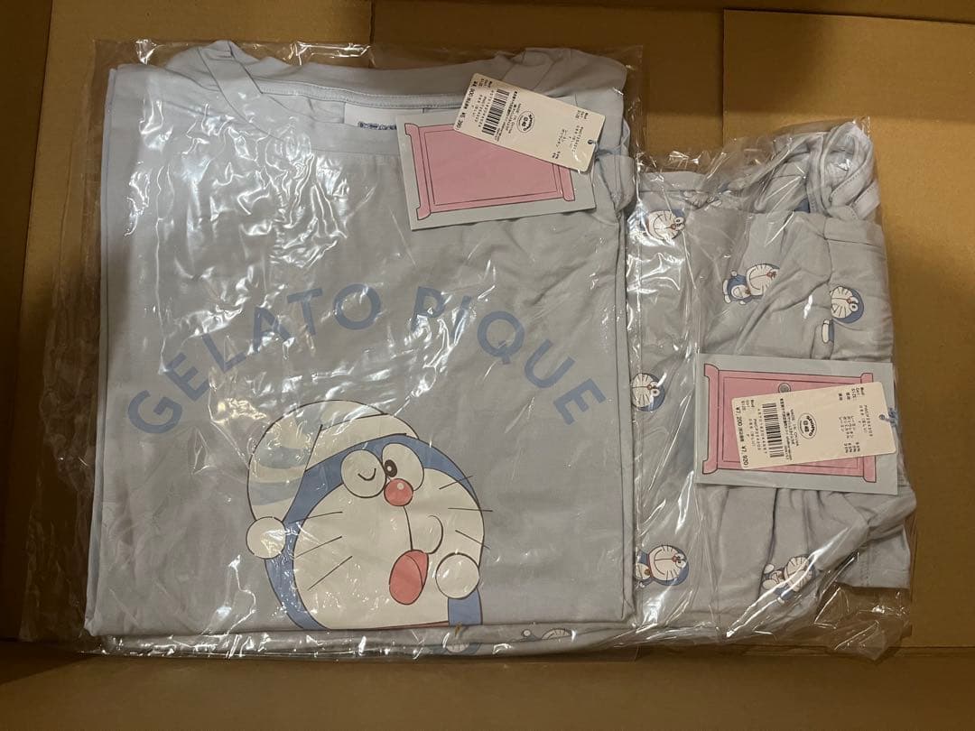 はちみつ　gelato pique ドラえもん ルームウェア セットアップ