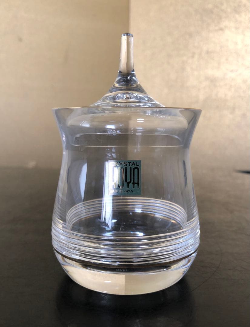 《R》HOYACRYSTAL 千筋金彩 箸洗2客 縁純金 元箱250707E1