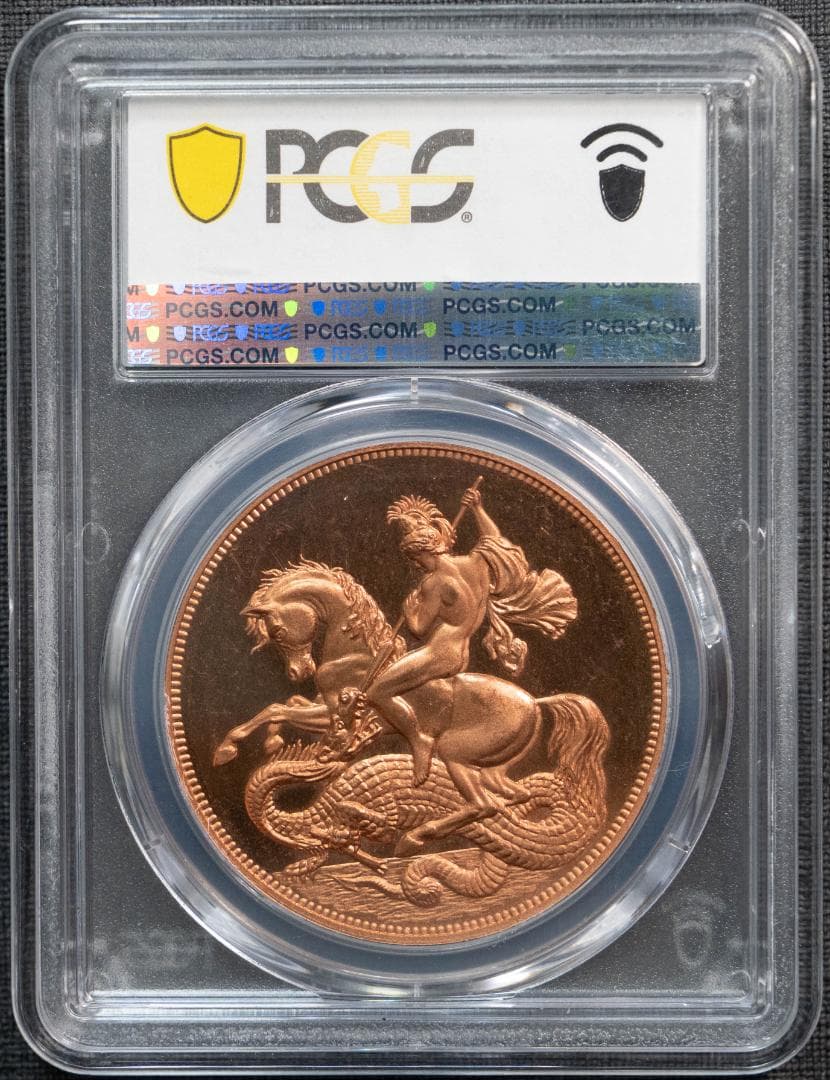 1879 イギリス ヴィクトリア PCGS PR67 INAレトロ クラウン銅貨