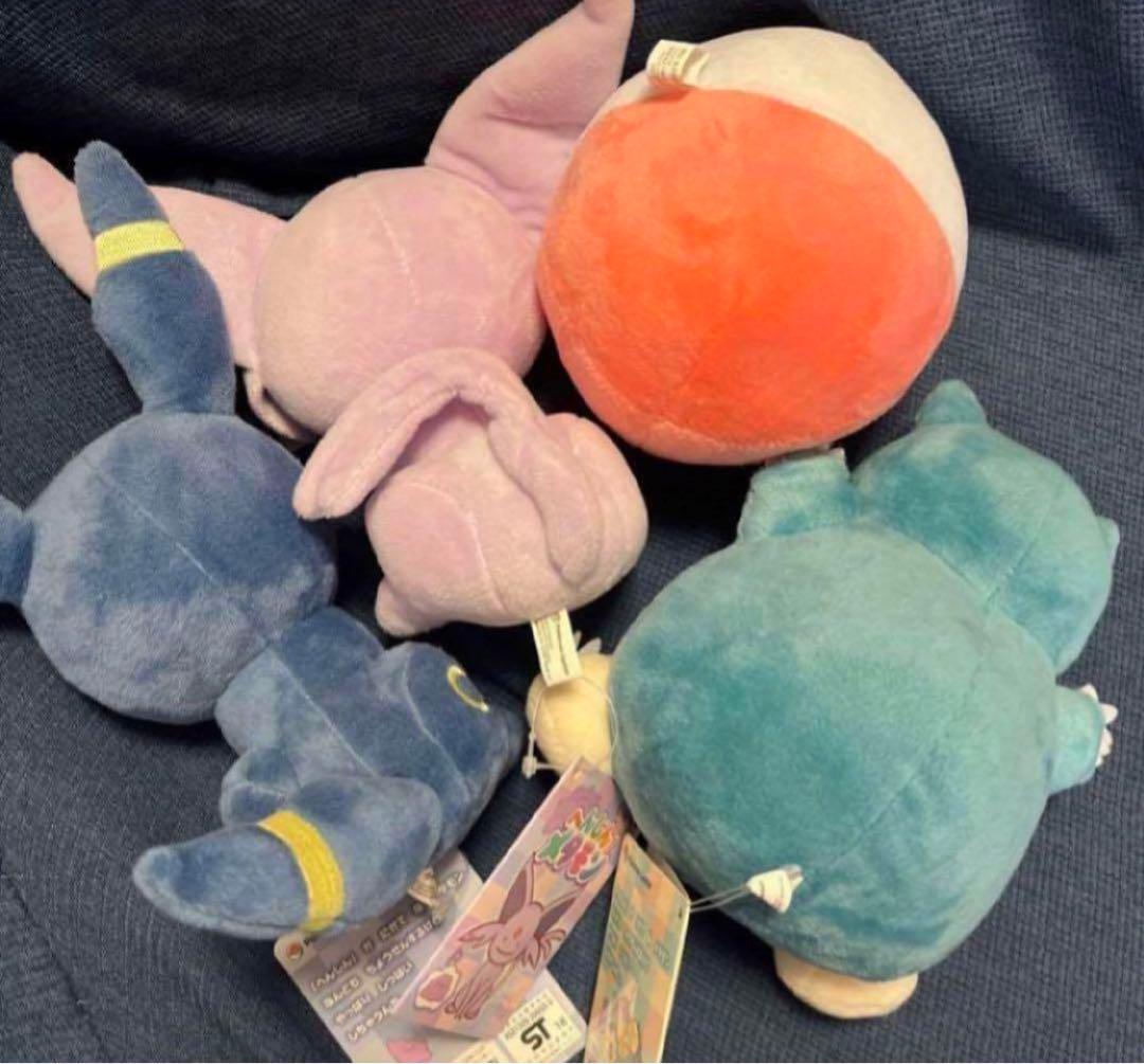 ポケモン へんしん！メタモン ぬいぐるみ カビゴン ブイズ 他 ポケセン 限定