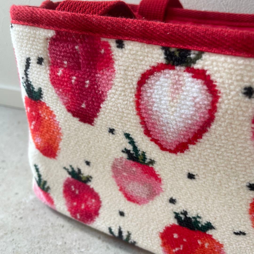 フェイラー　ストロベリードット　ベビーカーポーチ