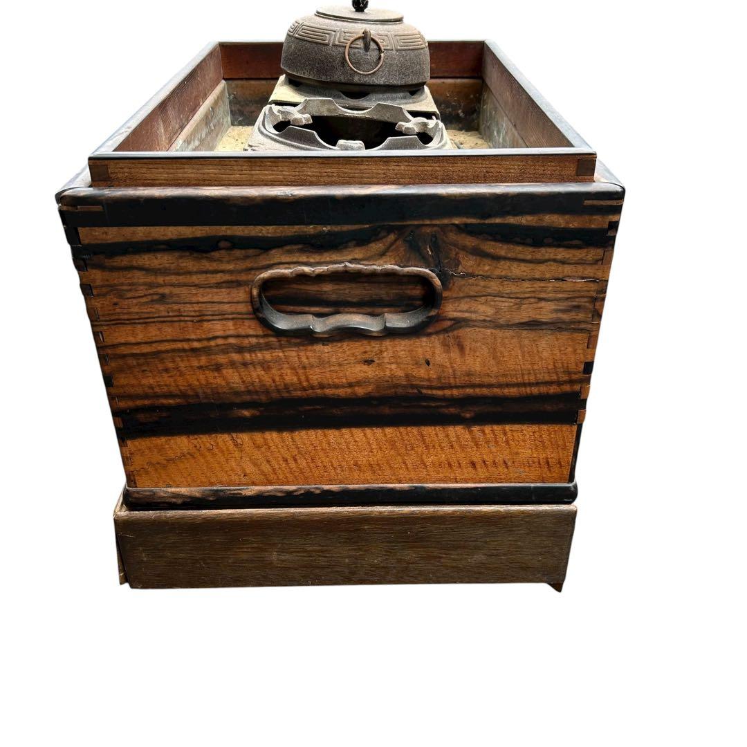 関東火鉢 長火鉢 囲炉裏 古民具 茶道具 レトロ 古民家 木製 和家具