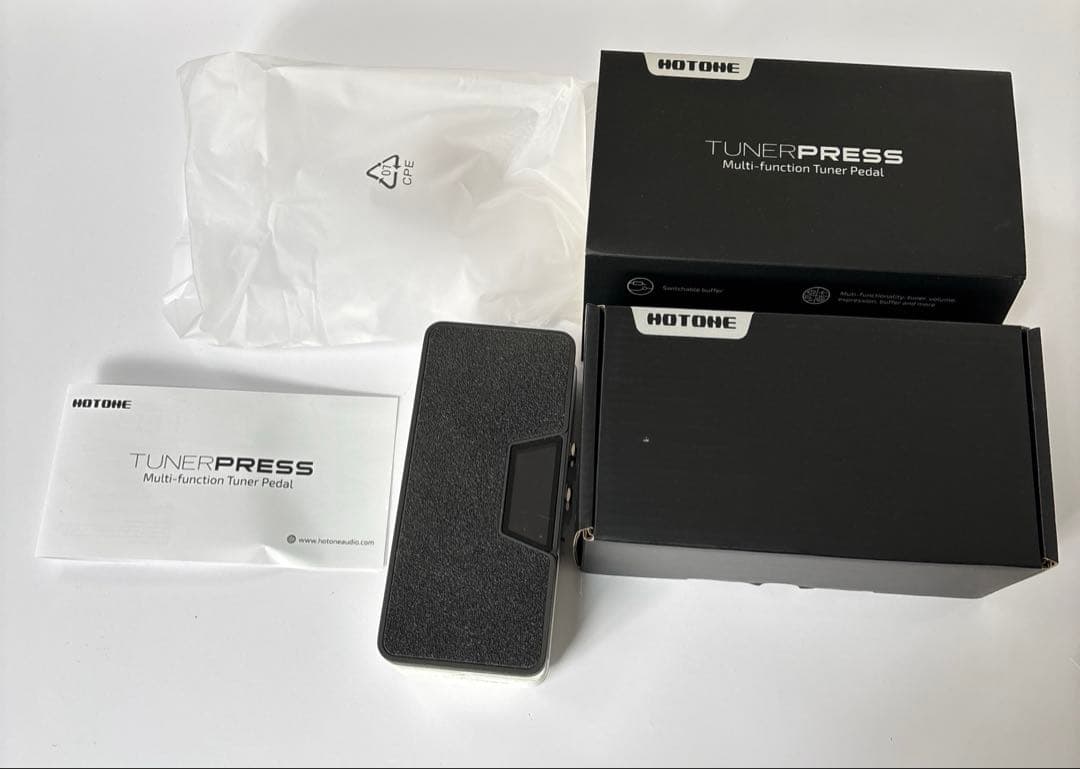 HOTONE TUNERPRESS マルチファンクションチューナーペダル