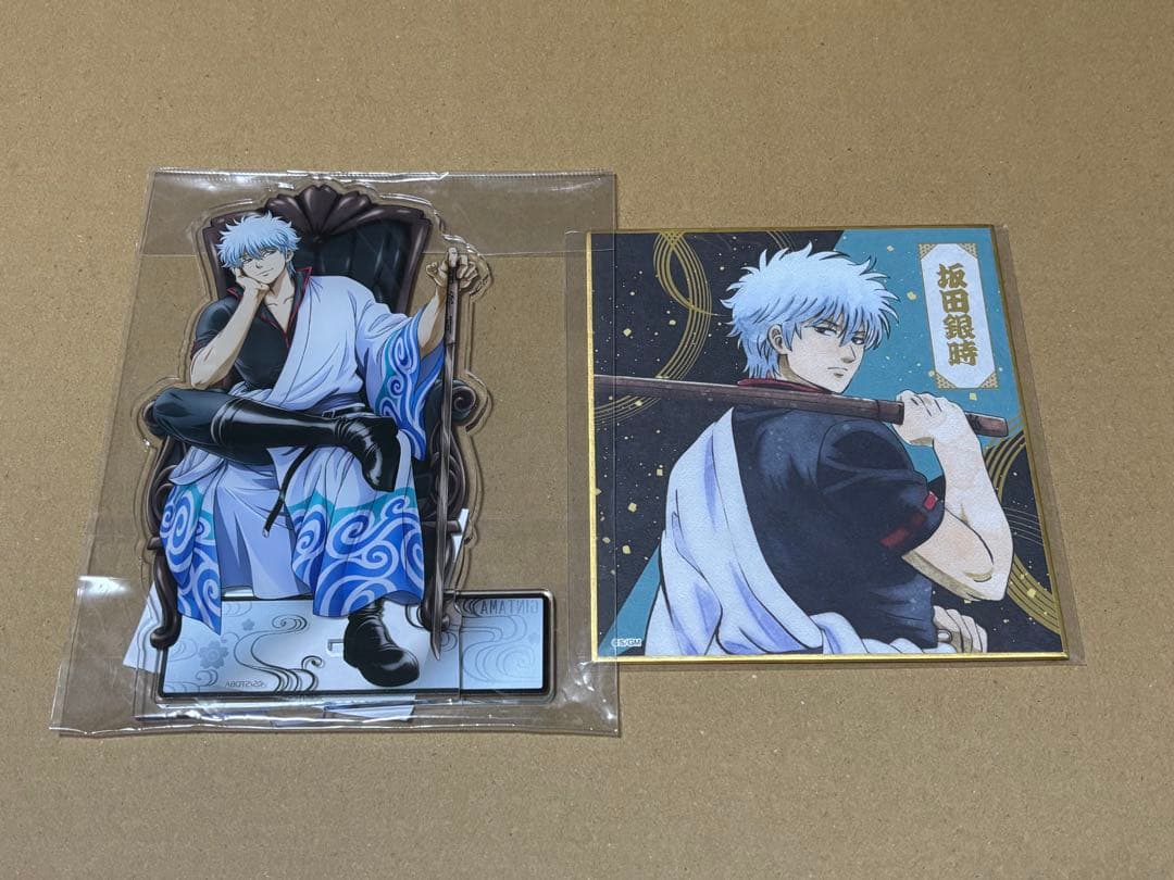 銀魂 銀魂わーるど アクリルスタンド ナンジャタウン ミニ色紙 坂田銀時