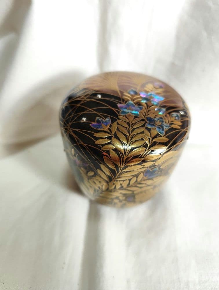 茶道具 大棗 秋の図